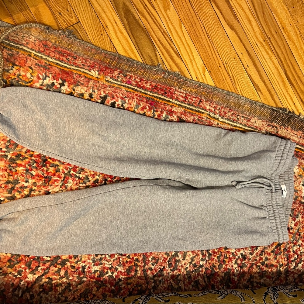 TNA aritzia sweatpants cozy Heather dove